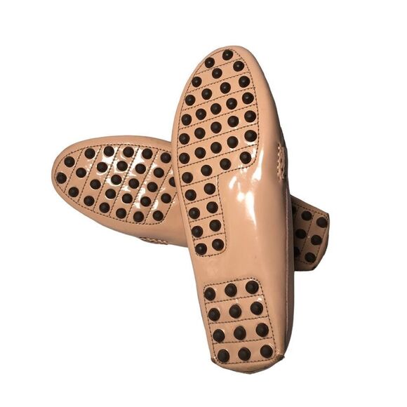 Patricia Green Collection Driving Mule Patent Leather Horse Bit Tan Size 8 - Picture 6 of 9